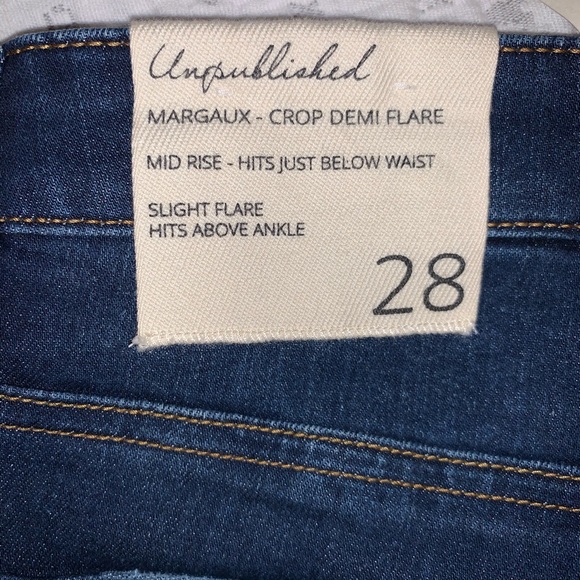 Unpublished Margaux crop Demi flare jeans - Picture 8 of 8